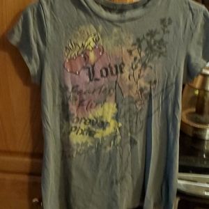 Gray tinker bell t-shirt